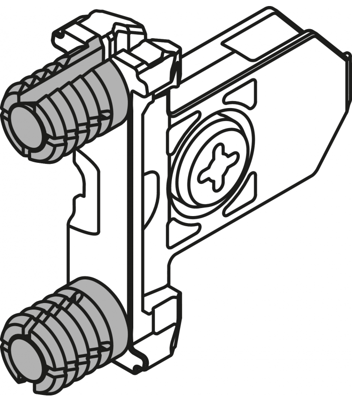 Mocowanie frontu TANDEMBOX  INSERTA  symetryczne  do TANDEMBOX antaro  błyszcząca ZSF.39A2