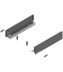 Bok szuflady LEGRABOX  wysokość M  90.5 mm   dł. 400 mm  lewy/prawy  do LEGRABOX pure  antracyt mat 770M4002S