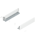 Bok szuflady LEGRABOX  wysokość M  90.5 mm   dł. 400 mm  lewy/prawy  do LEGRABOX pure  jedwabiście biały mat