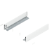 Bok szuflady LEGRABOX  wysokość M  90.5 mm   dł. 450 mm  lewy/prawy  do LEGRABOX pure  jedwabiście biały mat