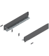 Bok szuflady LEGRABOX  wysokość M  90.5 mm   dł. 500 mm  lewy/prawy  do LEGRABOX pure  antracyt mat 770M5002S