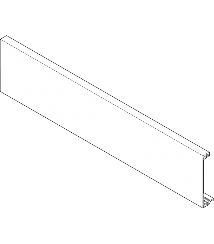 TANDEMBOX front  do Szuflady wewnętrznej z relingiem poprzecznym  KB 1200 mm  do przycięcia  do TANDEMBOX intivo/antaro