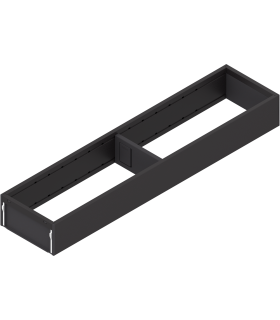 ambia-line-ramki-do-szuflady-standardowej-legrabox-stal-dl-450-mm-szerokosc-100-mm-brunatnoczarny-mat