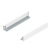 Bok szuflady LEGRABOX  wysokość M  90.5 mm   dł. 550 mm  lewy/prawy  do LEGRABOX pure  jedwabiście biały mat