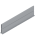 ORGA-LINE Ścianka działowa  dł. 650 mm  do szuflady z wysokim frontem TANDEMBOX intivo/antaro  R9006 szara Z46L620S