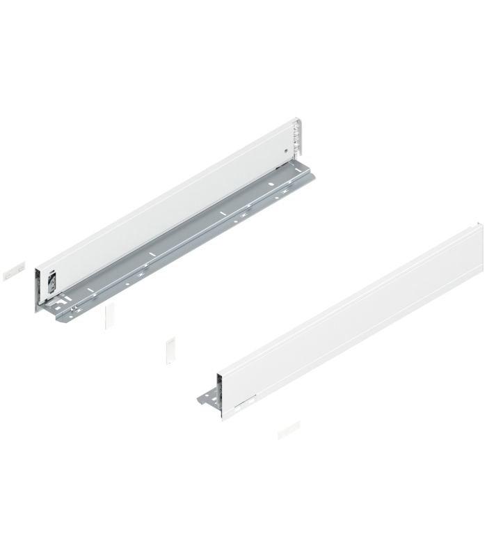 Bok szuflady LEGRABOX  wysokość M  90.5 mm   dł. 600 mm  lewy/prawy  do LEGRABOX pure  jedwabiście biały mat