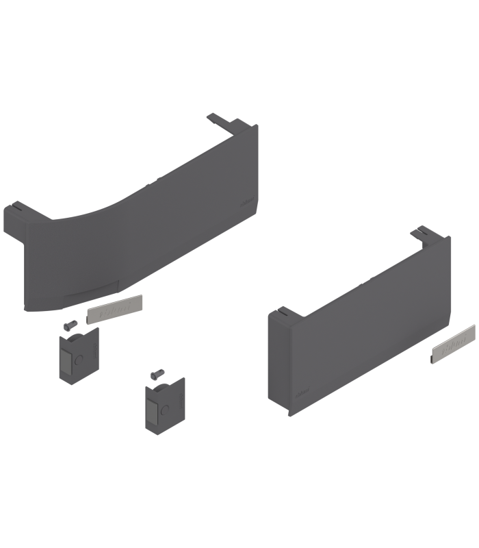 Front uchylny AVENTOS HK top  zestaw zaślepek  włącznie z Włącznik wpuszczany  w kpl.   lewa/prawa  do SERVO-DRIVE 