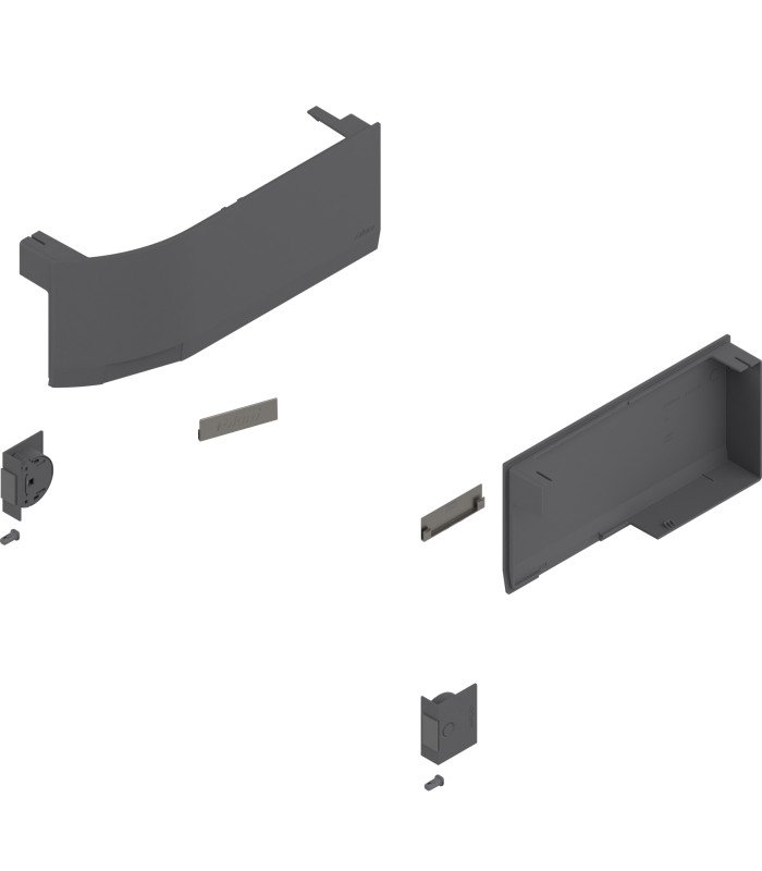 Front uchylny AVENTOS HK top  zestaw zaślepek  włącznie z Włącznik wpuszczany  w kpl.   lewa/prawa  do SERVO-DRIVE 