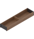AMBIA-LINE  ramki do szuflady standardowej LEGRABOX  w opcji drewnopodobnej  dł. 450 mm  szerokość 100 mm  Orzech Ten