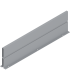 ORGA-LINE Ścianka działowa  dł. 600 mm  do szuflady z wysokim frontem TANDEMBOX intivo/antaro  R9006 szara Z46L570S