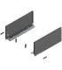 Bok szuflady LEGRABOX  wysokość C  177 mm   dł. 400 mm  lewy/prawy  do LEGRABOX pure  antracyt mat 770C4002S