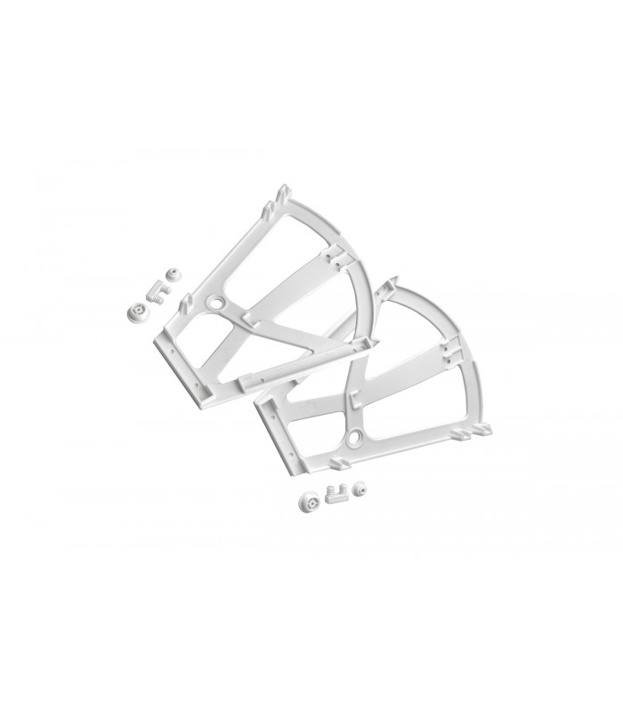 Zawias do półki na buty biały dwurzędowy