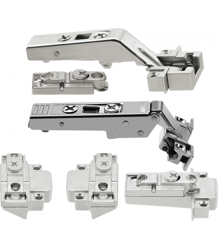 CLIP top Zawias środkowy do ramki aluminiowej do AVENTOS HF  uchylno-składanego 134   zestaw   bez sprężyny  puszka