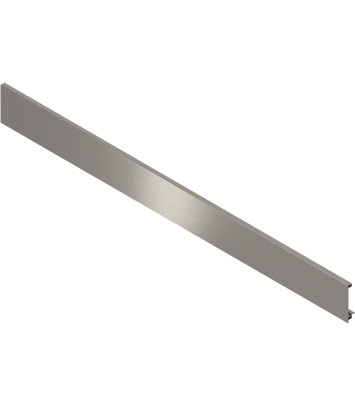 LEGRABOX front  do Szuflady wewnętrzne z relingiem poprzecznym  KB 1200 mm  do przycięcia  anodowane z efektem stali n