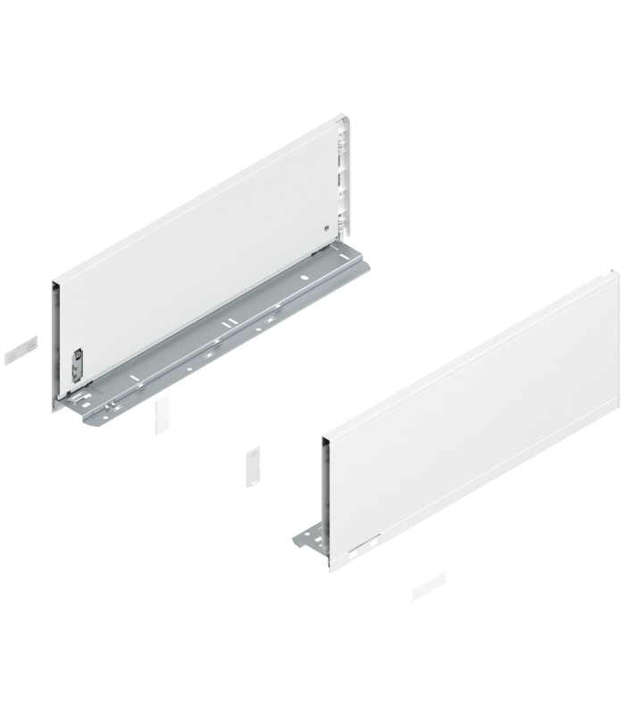 Bok szuflady LEGRABOX  wysokość C  177 mm   dł. 450 mm  lewy/prawy  do LEGRABOX pure  jedwabiście biały mat
