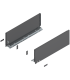 Bok szuflady LEGRABOX  wysokość C  177 mm   dł. 500 mm  lewy/prawy  do LEGRABOX pure  antracyt mat 770C5002S