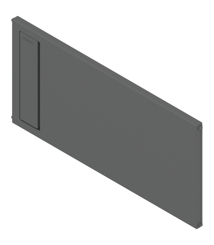 AMBIA-LINE listwa poprzeczna do szuflady z wysokim frontem LEGRABOX  ZC7F400RSP   tworzywo  antracyt mat ZC7Q0P0FS