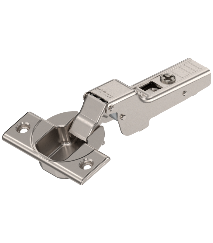 CLIP top zawias standard. 110   Drzwi bliźniacze  puszka  na wkręty  niklowany 71T3650