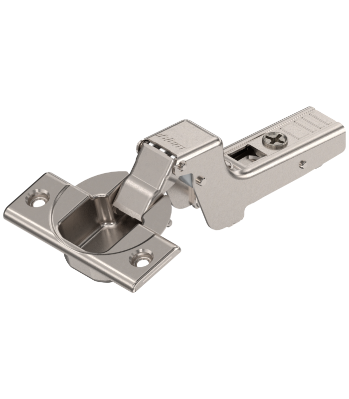 CLIP top zawias standard. 110   Drzwi wpuszczane  bez sprężyny  puszka  na wkręty  niklowany 70T3750.TL