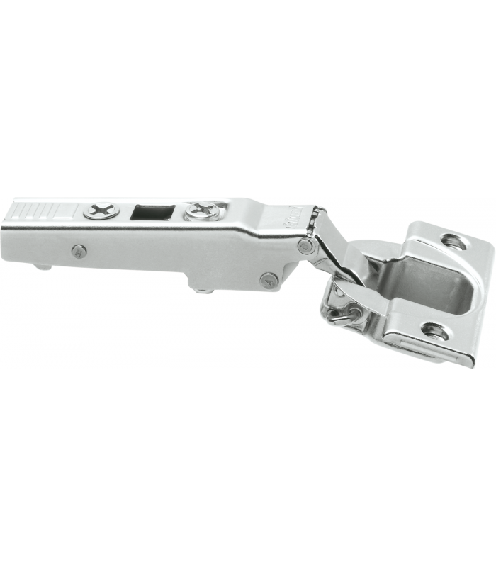 CLIP top zawias standard. 110  Specjalny  Drzwi nakładane  bez sprężyny  puszka  na wkręty  niklowany 72T3550.TL