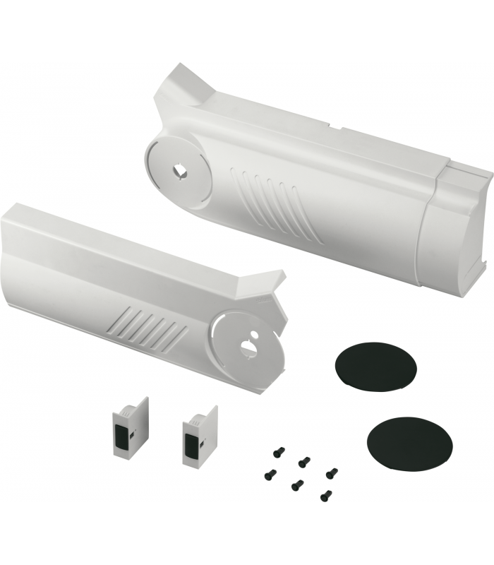 AVENTOS HF do frontów uchylno - składanych  zestaw zaślepek  włącznie z Włącznik wpuszczany  w kpl.   lewa/prawa 