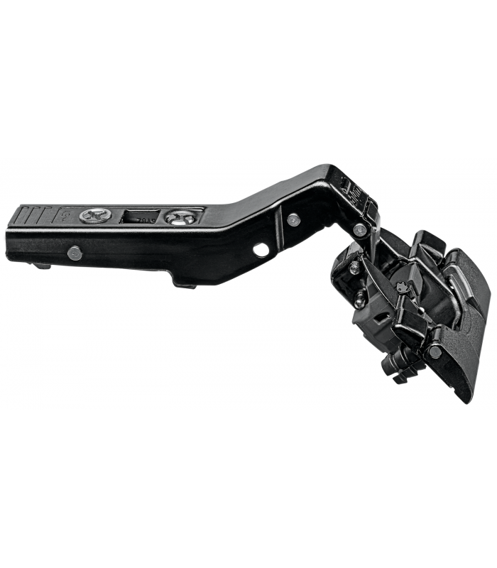 CLIP top BLUMOTION zawias kątowy 45  I  częściowo nakładany  puszka  INSERTA  czarny 79B9698