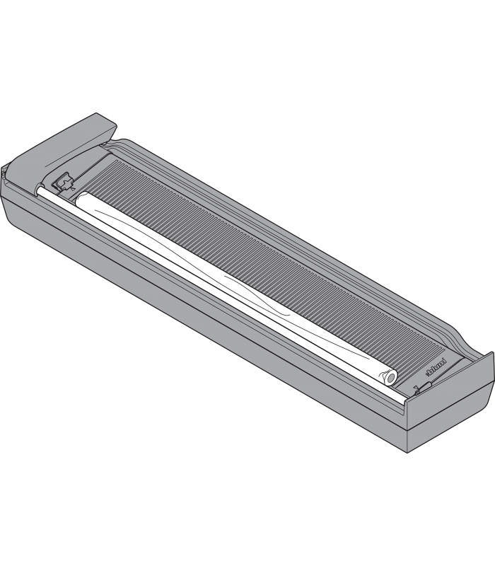 ORGA-LINE obcinarka do folii spożywczej  z folią   R737ciemnoszary/jasnoszary ZSZ.01F0