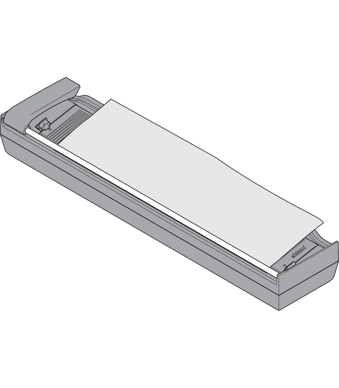 ORGA-LINE obcinarka do folii aluminiowej  z folią   R737jasnoszary/pomar ZSZ.02F0