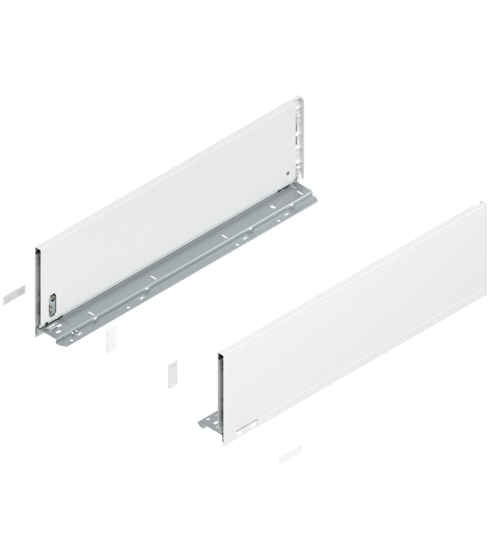 Bok szuflady LEGRABOX  wysokość C  177 mm   dł. 600 mm  lewy/prawy  do LEGRABOX pure  jedwabiście biały mat