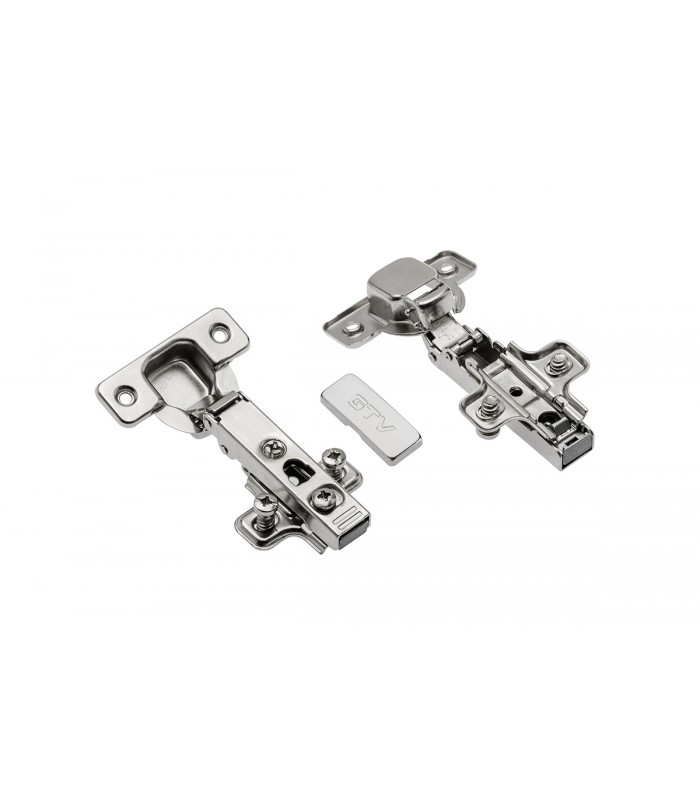 Zawias bez sprężyny nakładany prowadnik H-0 COCA