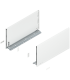 Bok szuflady LEGRABOX  wysokość F  241 mm   dł. 450 mm  lewy/prawy  do LEGRABOX pure  jedwabiście biały mat