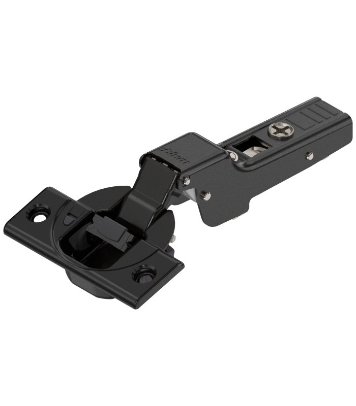CLIP top BLUMOTION zawias standard. 110   Drzwi bliźniacze  puszka  na wkręty  czarny 71B3650