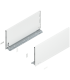 Bok szuflady LEGRABOX  wysokość F  241 mm   dł. 500 mm  lewy/prawy  do LEGRABOX pure  jedwabiście biały mat