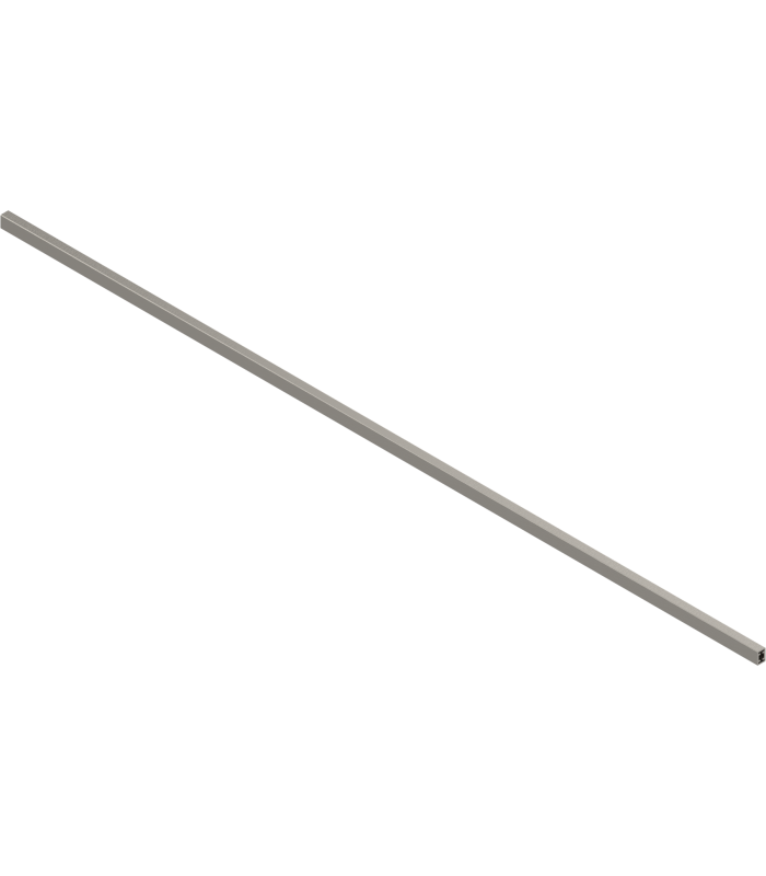 LEGRABOX Reling  do szer. korpusu KB 1200 mm  długość 1080 mm  do przycięcia  anodowane z efektem stali nierdzewnej