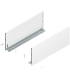 Bok szuflady LEGRABOX  wysokość F  241 mm   dł. 600 mm  lewy/prawy  do LEGRABOX pure  jedwabiście biały mat