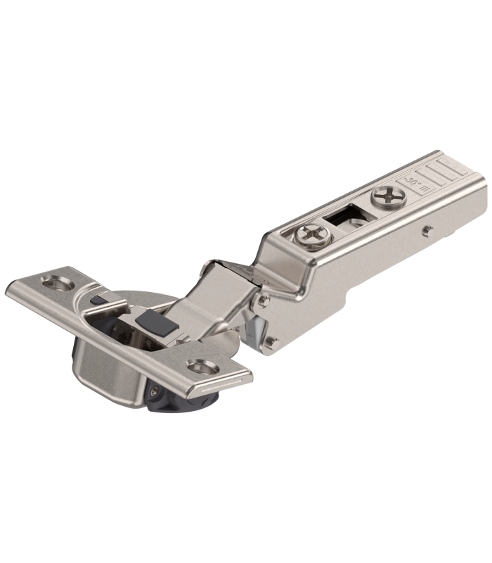 CLIP top BLUMOTION zawias kątowy -30  III  max. nakładany  puszka  na wkręty  niklowany 79B3451