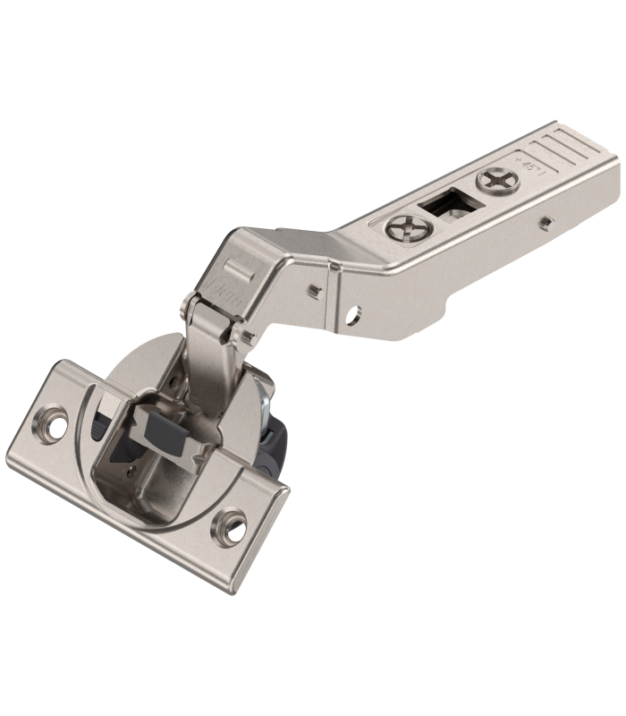 CLIP top BLUMOTION zawias kątowy 45  I  częściowo nakładany  puszka  na wkręty  niklowany 79B9658