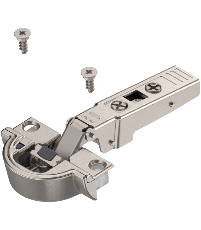 CLIP top BLUMOTION zawias do ram alumin. 95   Drzwi nakładane  puszka  na wkręty  niklowany 71B950A