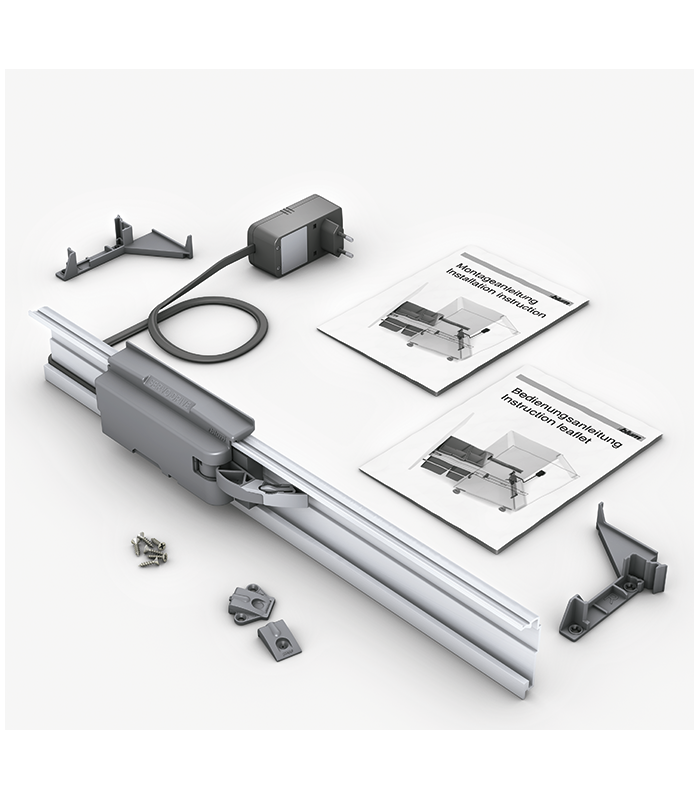 SERVO-DRIVE uno do podwieszane systemy sortowników śmieci  Wtyczka E  Zestaw językowy A  R7037 ciemnoszara