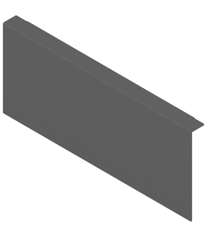 AMBIA-LINE adapter do montażu ramy do drewnianej ścianki tylnej do szuflady standardowej LEGRABOX wysokość K  stal  