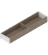 AMBIA-LINE  ramki do szuflady standardowej LEGRABOX  w opcji drewnopodobnej  dł. 450 mm  szerokość 100 mm  Dąb Bard.
