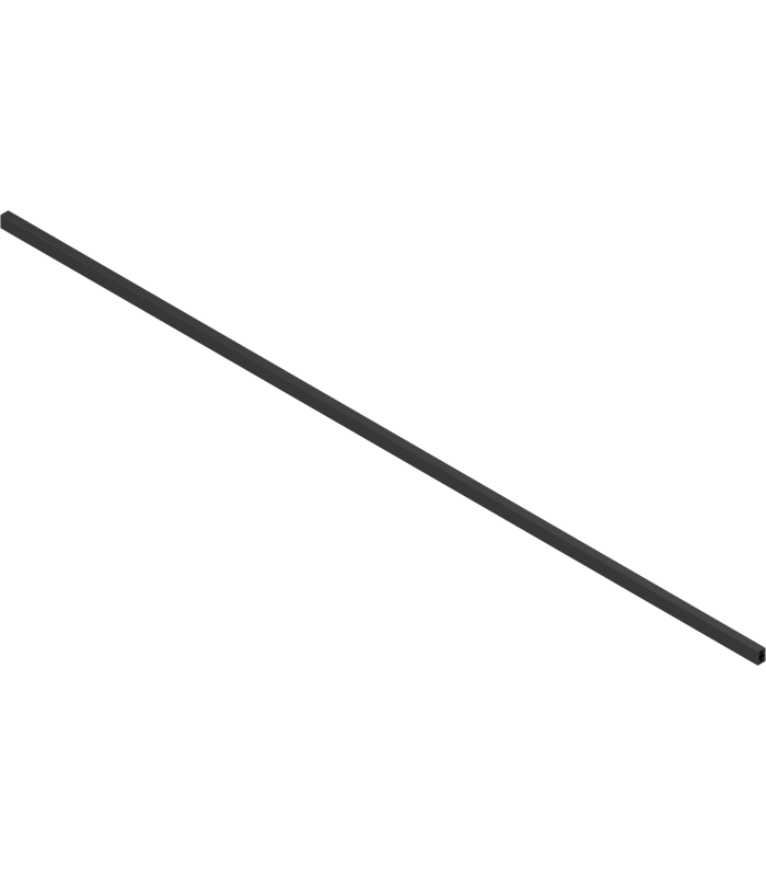 LEGRABOX Reling  do szer. korpusu KB 1200 mm  długość 1080 mm  do przycięcia  brunatnoczarny mat ZR7.1080U