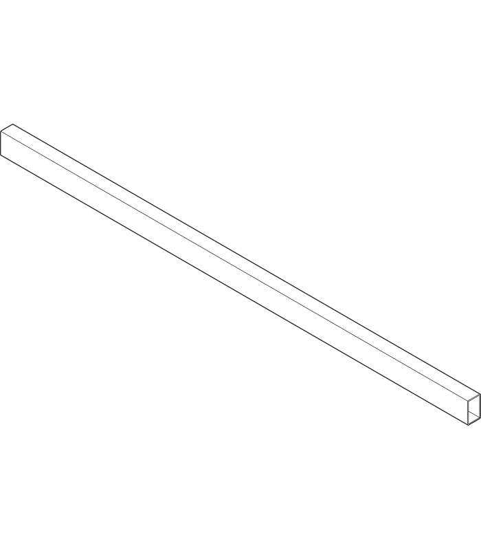ORGA-LINE Reling poprzeczny  do szer. korpusu KB 1200 mm  długość 1104 mm  do przycięcia  do TANDEMBOX antaro  R9006