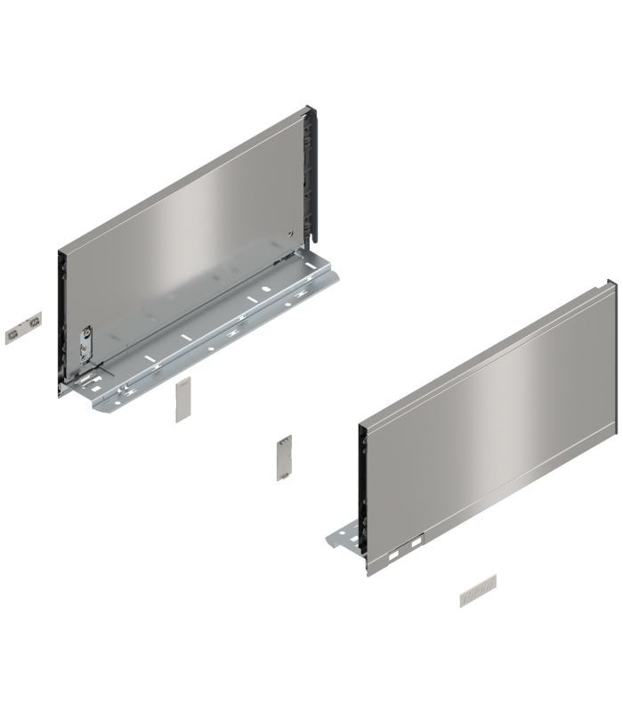 Bok szuflady LEGRABOX  wysokość C  177 mm   dł. 350 mm  lewy/prawy  do LEGRABOX pure  inox-szczotk.-lakier. 770C3502I