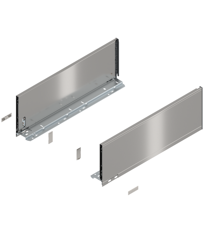 Bok szuflady LEGRABOX  wysokość C  177 mm   dł. 500 mm  lewy/prawy  do LEGRABOX pure  inox-szczotk.-lakier. 770C5002I