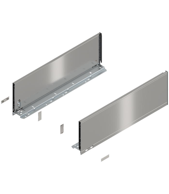 Bok szuflady LEGRABOX  wysokość C  177 mm   dł. 550 mm  lewy/prawy  do LEGRABOX pure  inox-szczotk.-lakier. 770C5502I