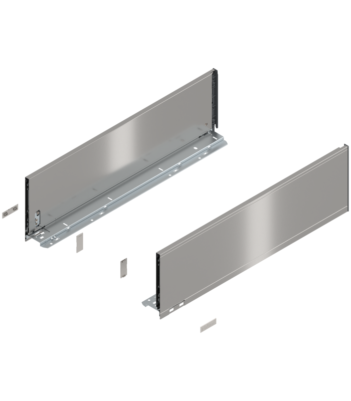 Bok szuflady LEGRABOX  wysokość C  177 mm   dł. 600 mm  lewy/prawy  do LEGRABOX pure  inox-szczotk.-lakier. 770C6002I