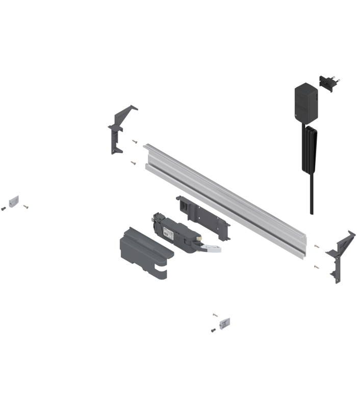 SERVO-DRIVE uno do podwieszane systemy sortowników śmieci  Wtyczka E  Zestaw językowy E  R7037 ciemnoszara