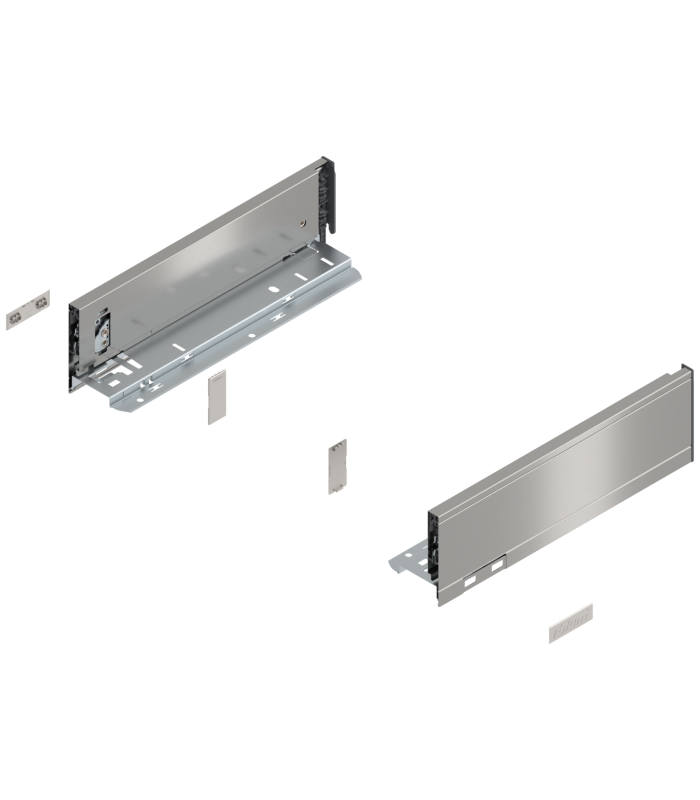 Bok szuflady LEGRABOX  wysokość M  90.5 mm   dł. 300 mm  lewy/prawy  do LEGRABOX pure  inox-szczotk.-lakier.