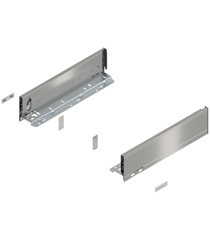 Bok szuflady LEGRABOX  wysokość M  90.5 mm   dł. 350 mm  lewy/prawy  do LEGRABOX pure  inox-szczotk.-lakier.
